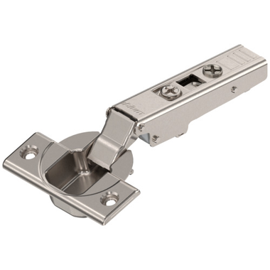 Clip-scharnier z/veer 110° 0mm  stalen schroeftop