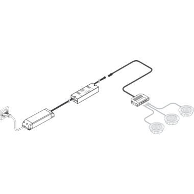 Led Emotion stutgart voeding + sturing + wandschakelaar