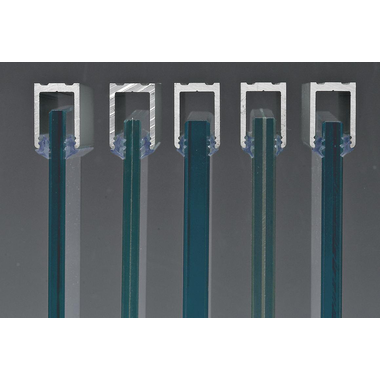 U-profiel PROFIX, voor 8/13.5 mm glas, B21 H30 L3000
