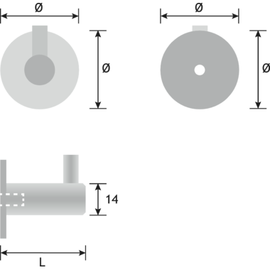 Kapstok PERCHA ROUND