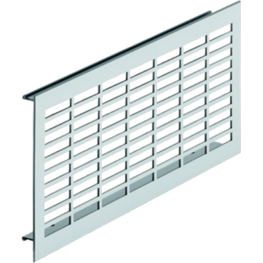 Luchtrooster  alu 250 x 110