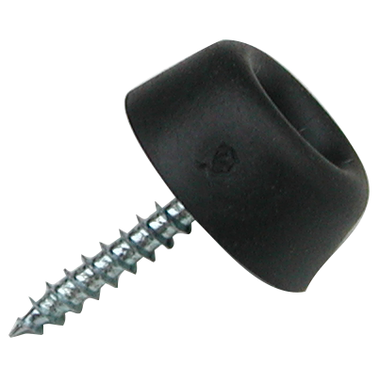 Buffers harde rubber 20x11mm zwart