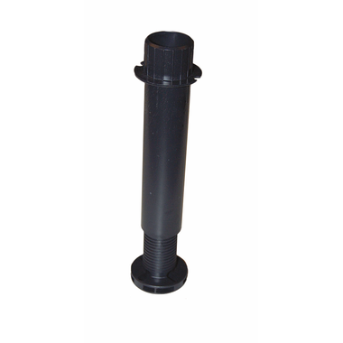 Regelpoot voor middenbalk 190mm zwart -50/+50mm