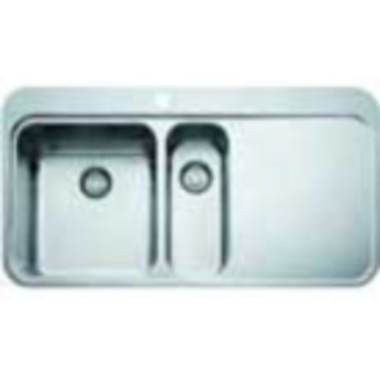 Franke Sinos rvs 1+1/2 bak 965x510 slimtop | vlakbouw