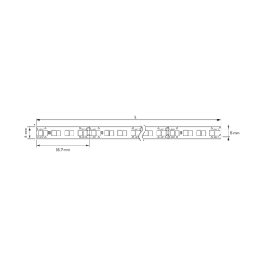 Ledstrip Emotion 24V 8mm