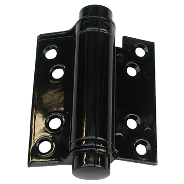 Enkel veerscharnier 75mm zwart