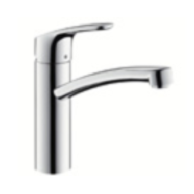 Hansgrohe Focus E2 keukenmengkraan RVS look