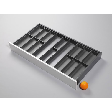 Bestekindeling legrabox oriongrijs k:1000 d:500mm