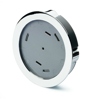greep om in te laten Touch in, •–• 84 mm, glans verchroomd