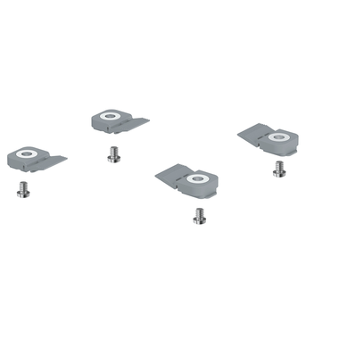 Verbindingsset voor SmarTray staal met cassette resp. aflegplateaus