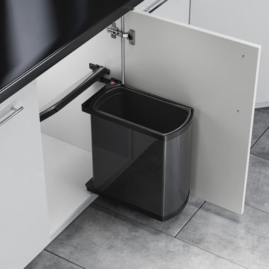 Hailo duo 2x8l antraciet/zwart