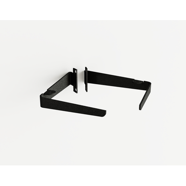 TransFORM stripe houder zwart voor houten legplank