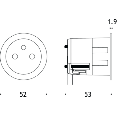 Rond 2.0 - Unifit SE stopcontact
