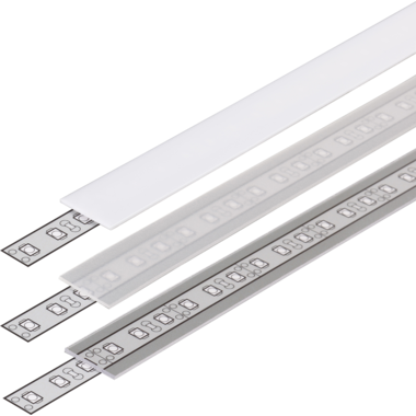 Slide diffusie afdekkap B voor led profiel