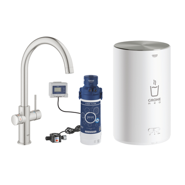 Grohe red duo-m starterkit c-uitloop supersteel