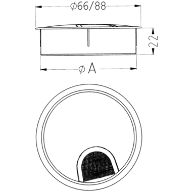 Kabeldoorvoer metaal