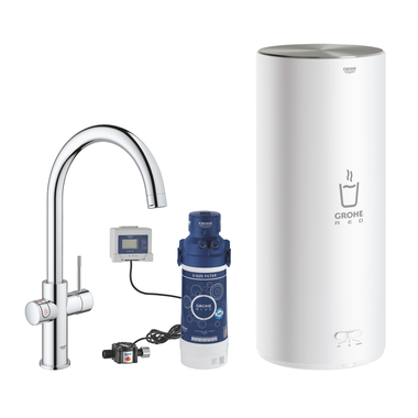 Grohe red duo-l starterkit c-uitloop chroom