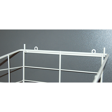 Houder dubbel zilver voor Waskorf