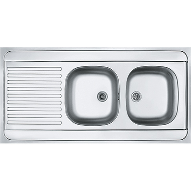 Franke man rvs 2bakken 1200x 600 opbouw