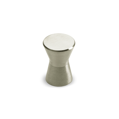 Knop Sion, H 23 mm, ø 16 mm, roestvrij staal geborsteld