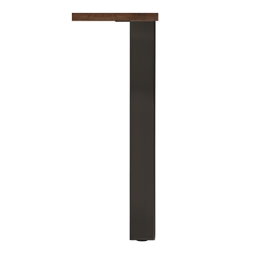 Tafelpoot Q80 zwart mat 80x80mm h71 regelbaar