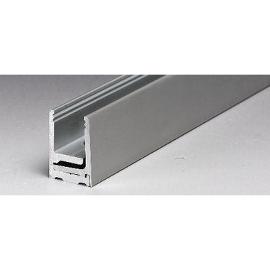 Voorgeboord klikprofiel PROFIX, voor 8/13.5 mm glas, B21 H30 L3000