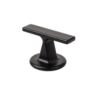 T-knop OTO L60 Ø40 zamak zwart textuur