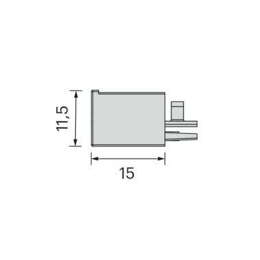 Eindkap led profiel Mec1