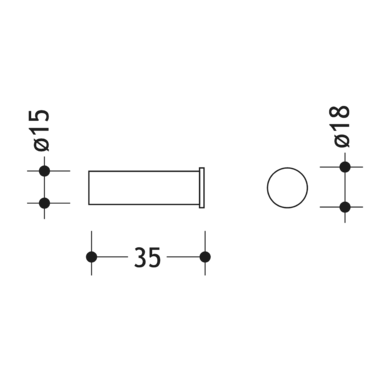 Kapstok HEWI 162.90.010