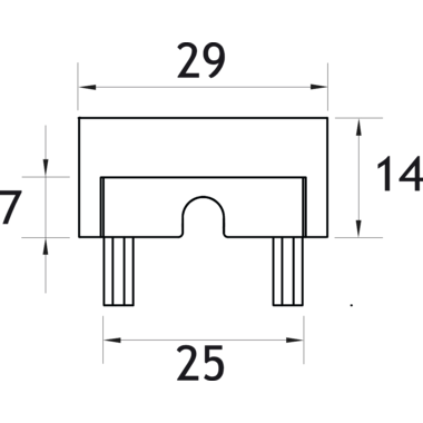 Eindkap led profiel CHANNELLINE 12 (per paar)