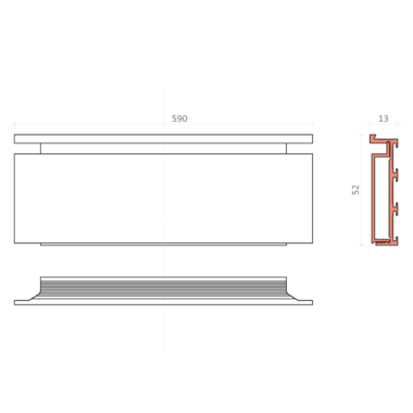 Aansluitplint XP50 voor X2 deursysteem