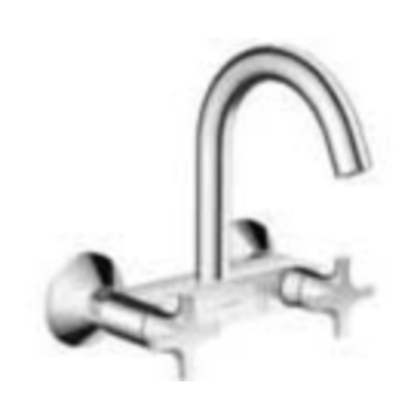 Hansgrohe Logis 2greeps keuken wand mngkr uitloop bov chr