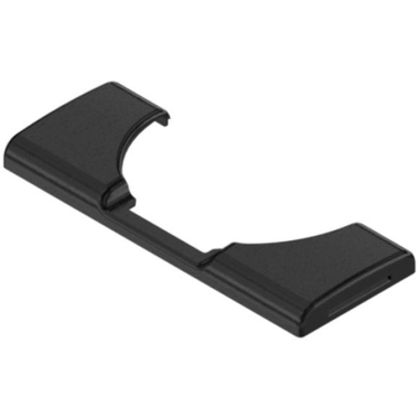 Afdekkap scharniertop 125°/155° onyx zwart