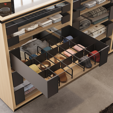 Chic line verdeler antraciet