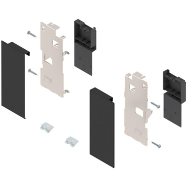 Fronthouders L+R binnenlade K carbon zwart