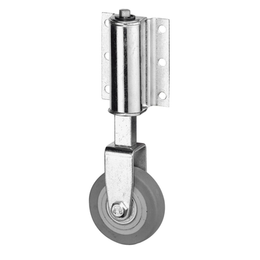 Ladder wiel vast 50mm rubber kogellager