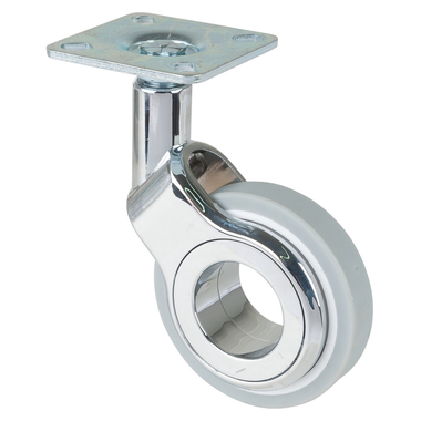 Zwenkwiel 50kg design enkel wiel