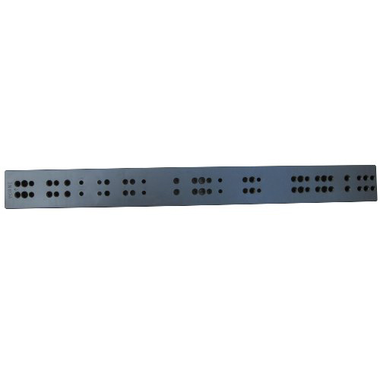 Opvullijst 486x50x25mm zwart