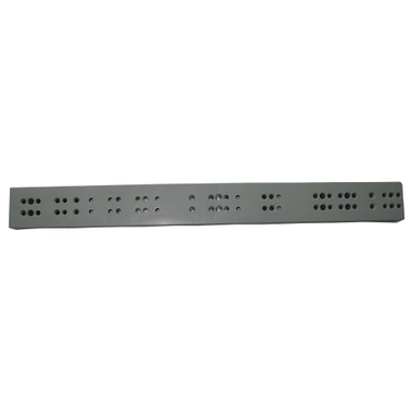 Opvullijst 486x50x25mm zilvergrijs