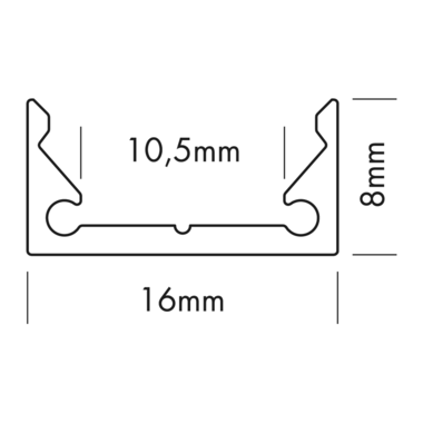 Led profiel S Line Low