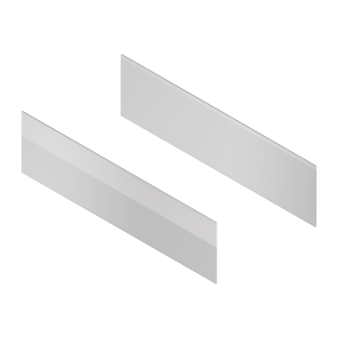 Chic line front/rugset glas, hoogte 161