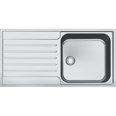 Argos - Vlakbouw- <(>&<)> SlimTopspoeltafel / 1000 x 510 mm / 1 bak / Glad / Omkeerbaar