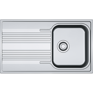 Smart- Inbouwspoeltafel / 860 x 500 mm / 1 bak / Glad / Omkeerbaar