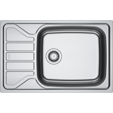Flash - Inbouwspoeltafel / 780x500mm / Manuele Lediging / RVS