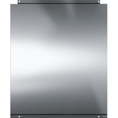 Rugwand / 600  mm/ RVS