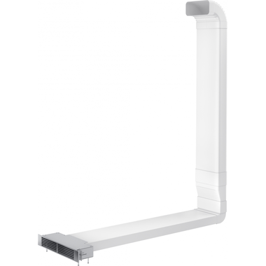 Installatieset voor recirculatie via plint