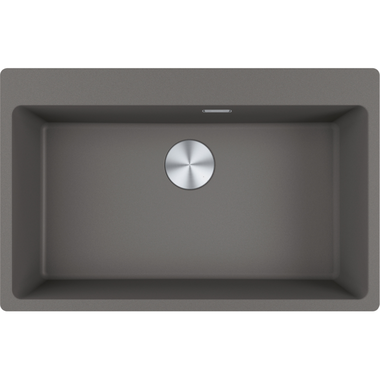 Maris - inbouwspoelbak / 780 x 500 mm / 1 bak / Steengrijs