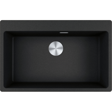 Maris - inbouwspoelbak / 780 x 500 mm / 1 bak / Onyx
