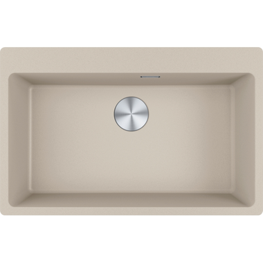 Maris - inbouwspoelbak / 780 x 500 mm / 1 bak / Koffie Room