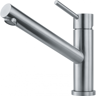 Orbit - Eéngreepsmengkraan met zwenkbare uitloop / Top lever / RVS